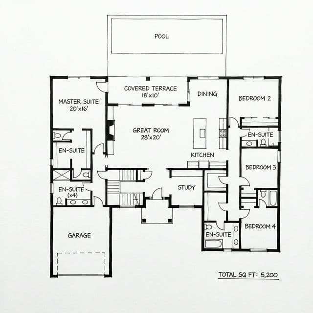 4 Bedroom Villa (Type A - Ground Floor)